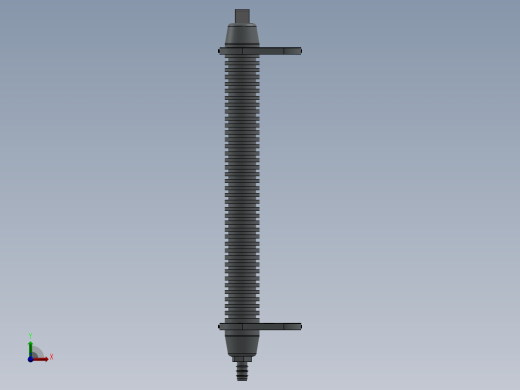 solidworks 油冷却器前视缩略图