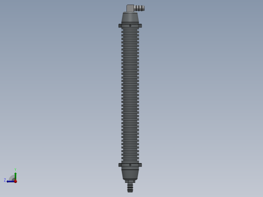 solidworks 油冷却器右视缩略图