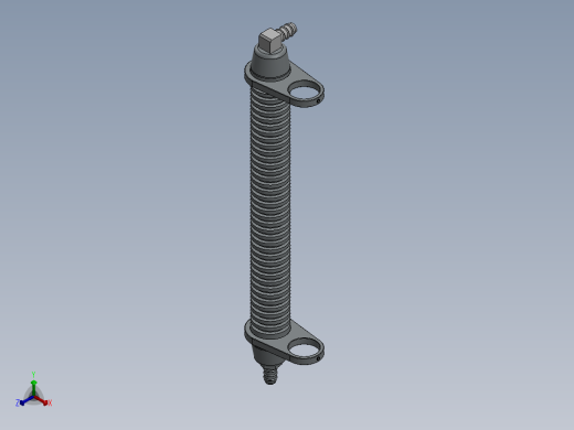 solidworks 油冷却器正等轴测缩略图