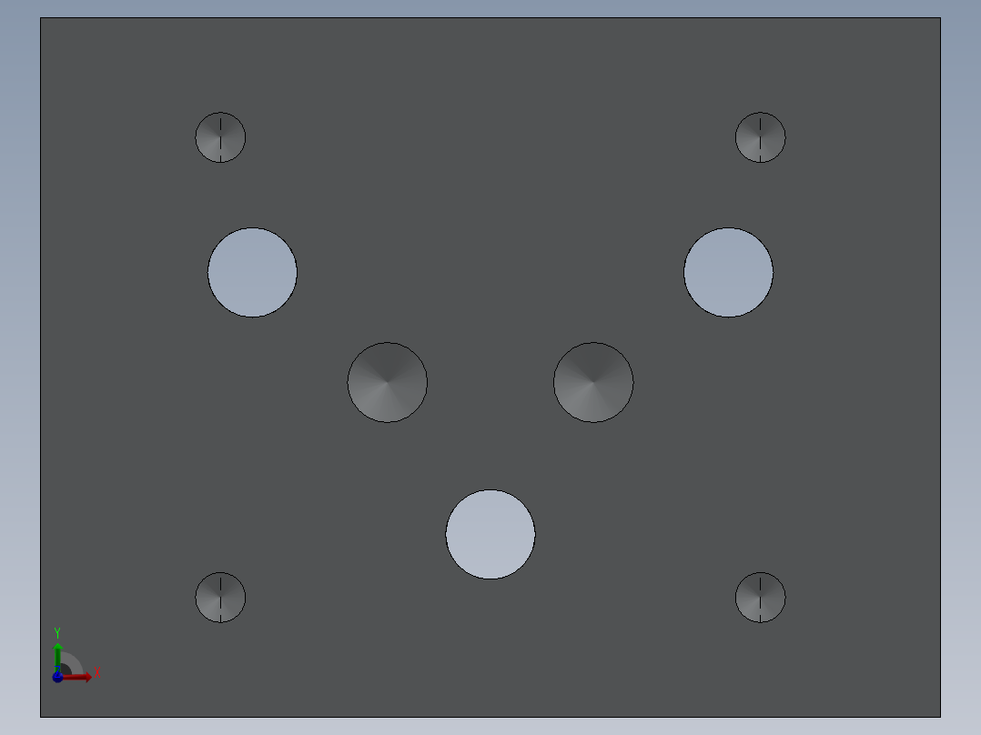 液压阀块SW2012含特征前视图