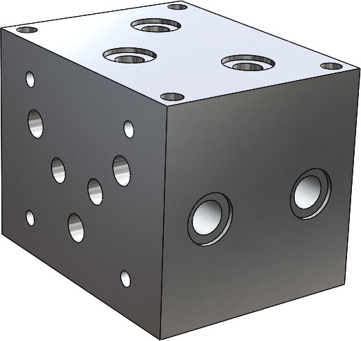 液压阀块SW2012含特征