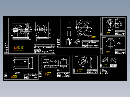 9-26-8D高压离心风机套图9张