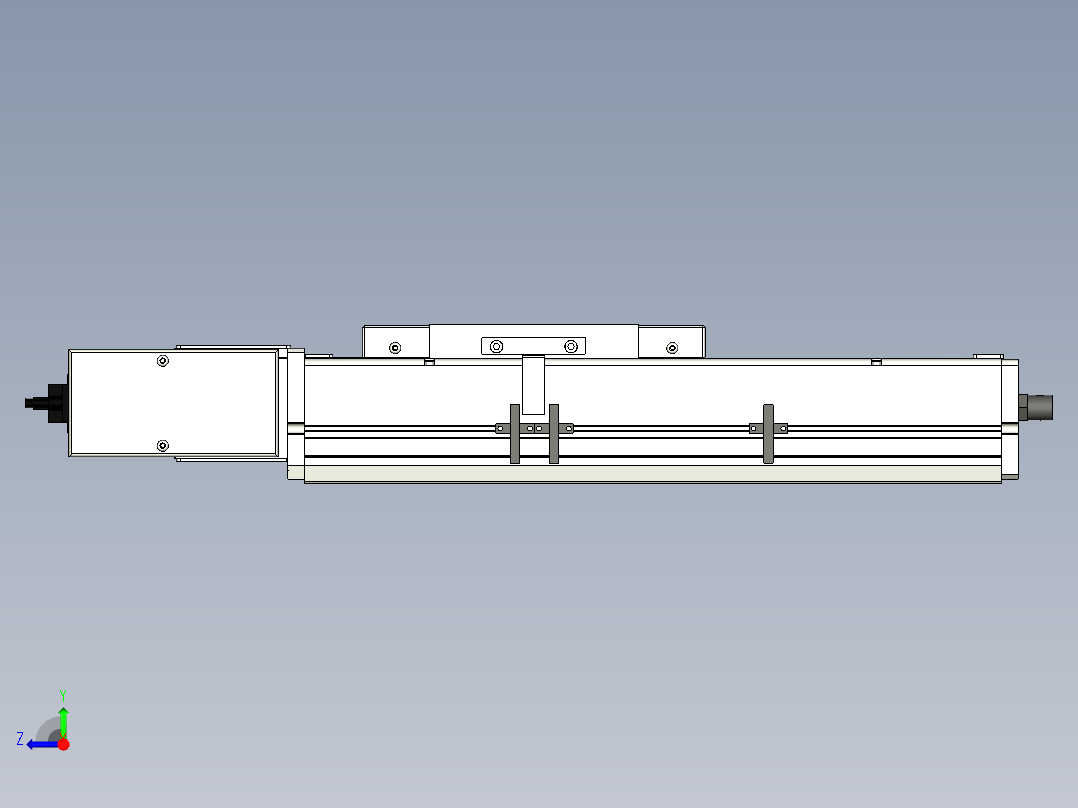 Toyo东佑达直线模组-ECB17-150-R右视图