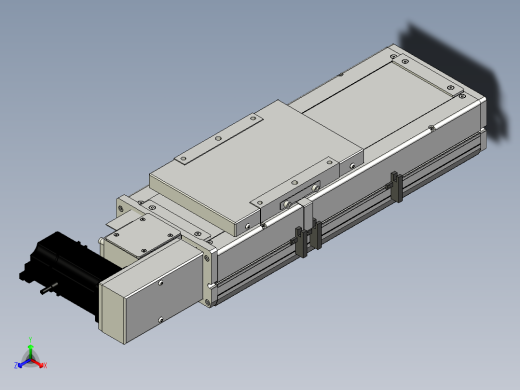 Toyo东佑达直线模组-ECB17-150-R正等轴测缩略图