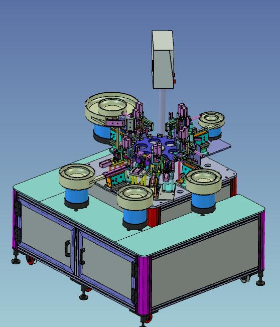 转盘机 3D模型