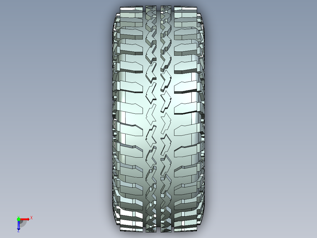 四轮驱动四轮转向越野车前后桥总成俯视图