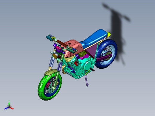 小排量Bratstyle摩托车