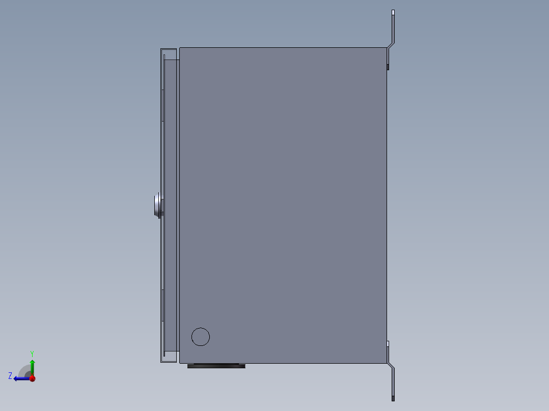 4U集成箱右视图