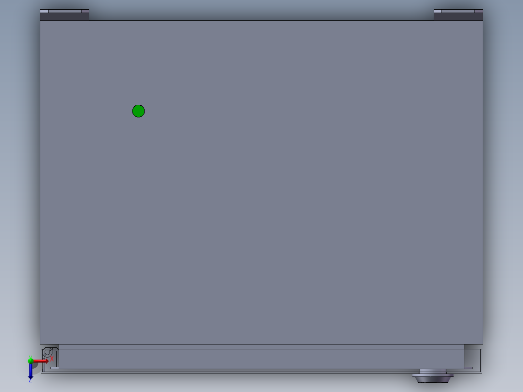 4U集成箱俯视图