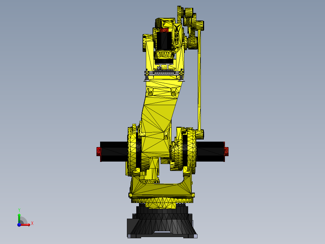 吸盘机械臂前视图