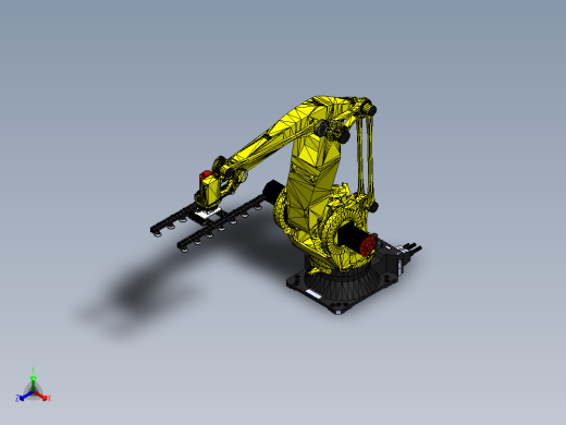 吸盘机械臂正等轴测缩略图