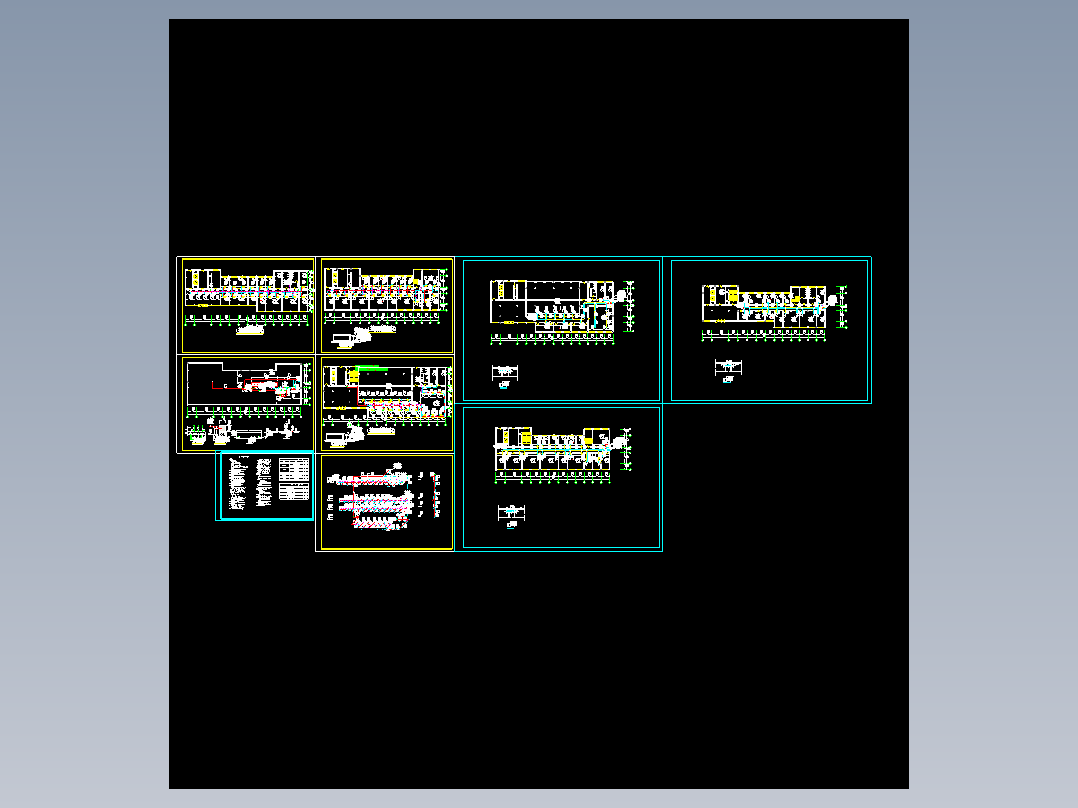 某办公楼风冷热泵空调系统设计图