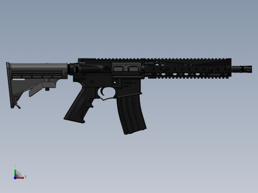AR-15步枪前视缩略图