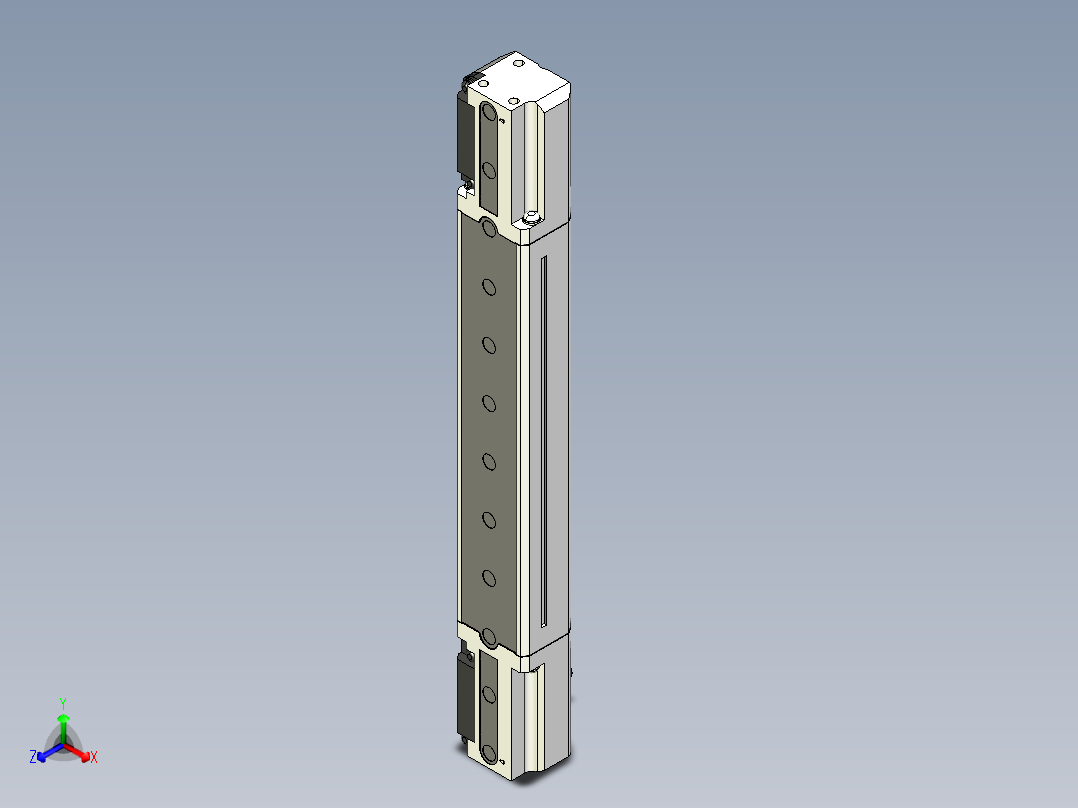 基恩士SL-V12H(S)_R_kc图纸模型主视图