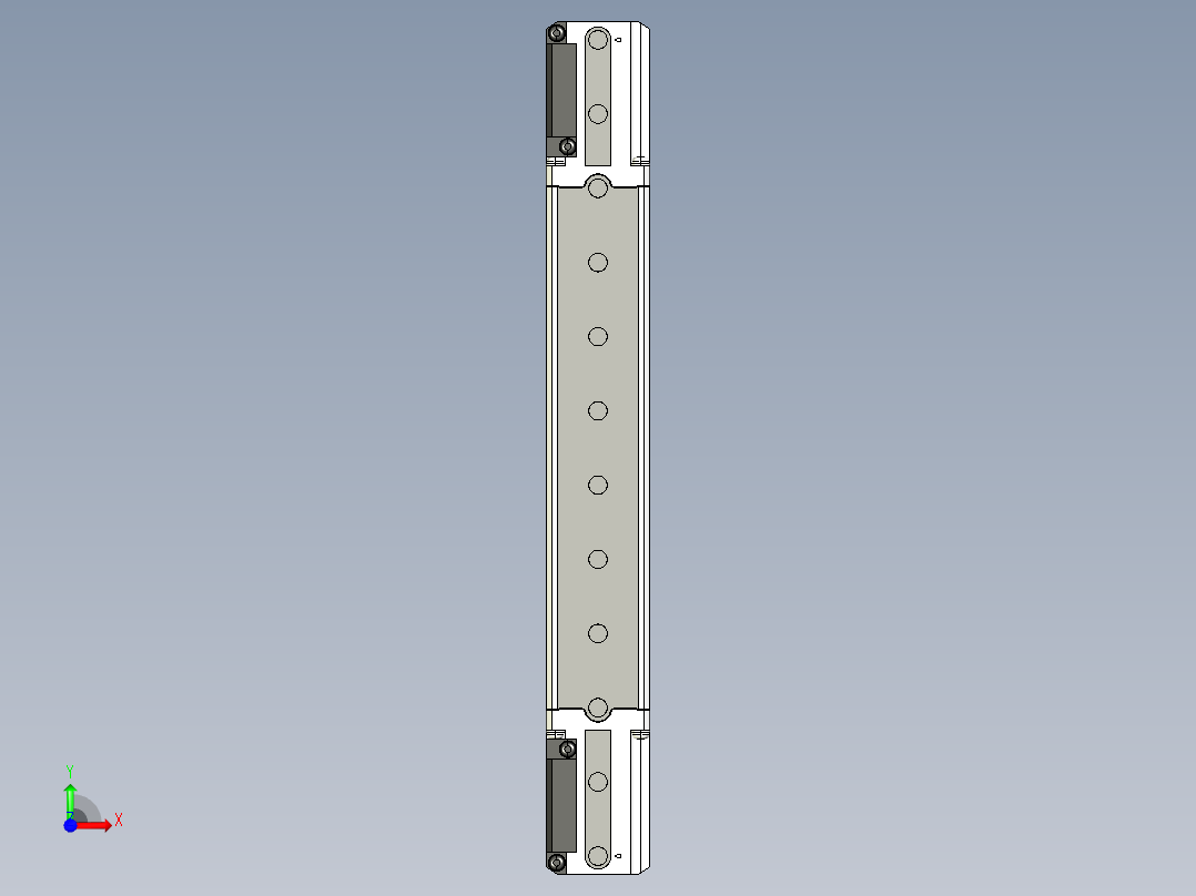 基恩士SL-V12H(S)_R_kc图纸模型前视图