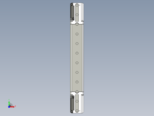 基恩士SL-V12H(S)_R_kc图纸模型前视缩略图
