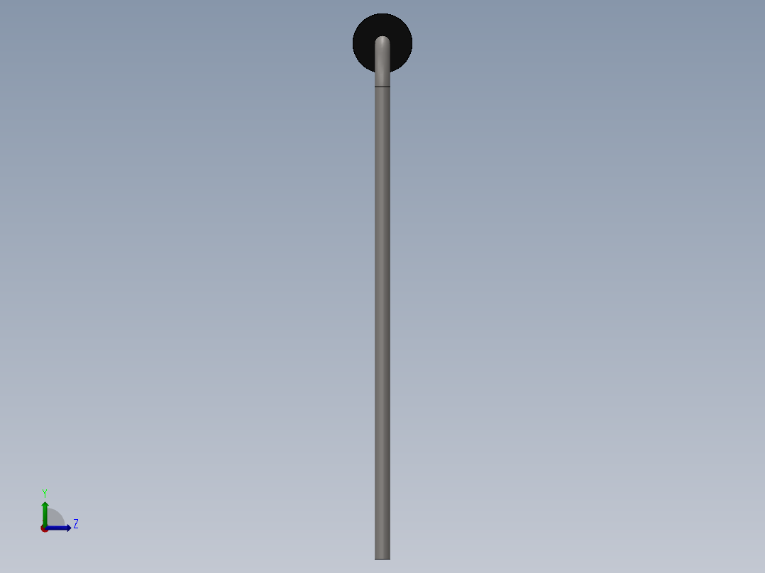 电容器 二极管 电阻器-Schottky Diode 1N5818左视图