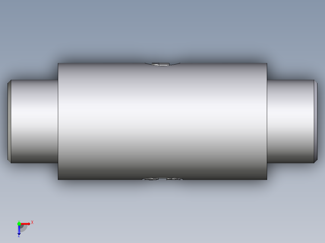卡套式工业通用硬管接头EO_Weld_bulkhead_fitting_ESV12SX俯视图