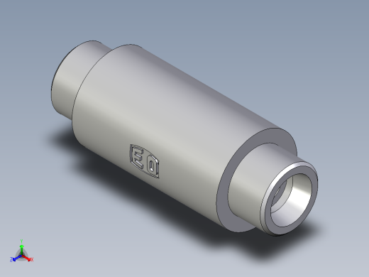 卡套式工业通用硬管接头EO_Weld_bulkhead_fitting_ESV12SX正等轴测缩略图