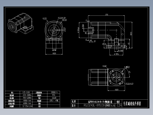斜齿孔ZPGH115-L2 24-95-115-M6 LR65.DXF