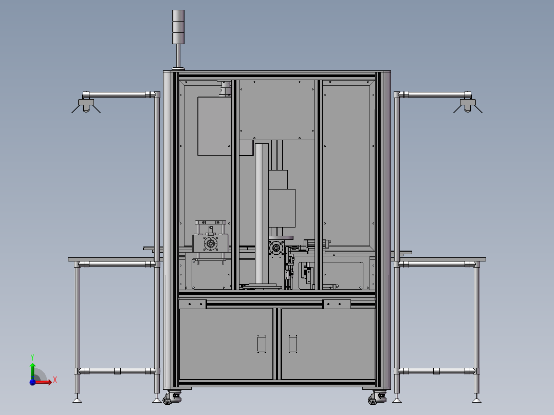 B11_旋转镭雕设备前视图