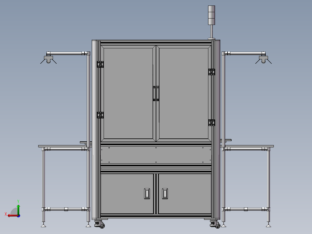 B11_旋转镭雕设备后视图