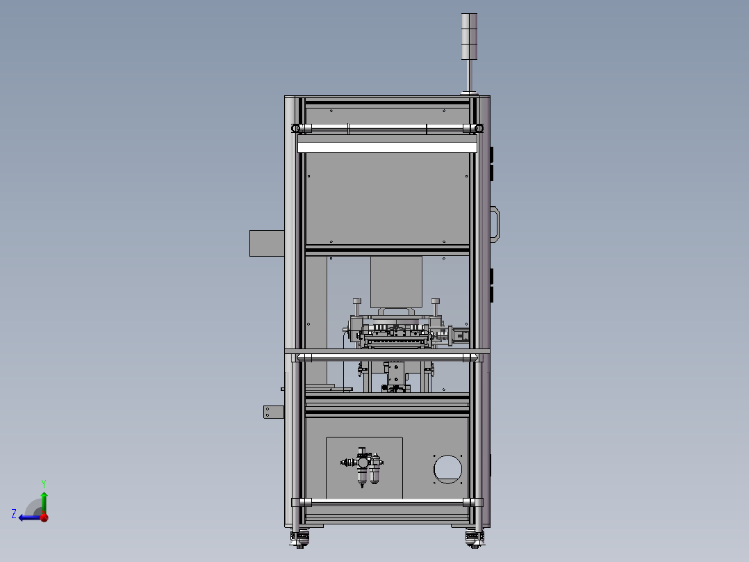 B11_旋转镭雕设备右视图