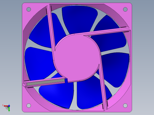 散热风扇120x120x38后视缩略图