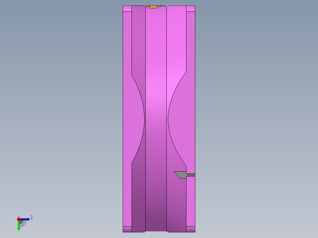 散热风扇120x120x38右视图