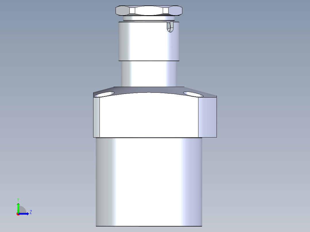 KOSMEKLG1050-SL-Y45多系列多零件图纸模型左视图