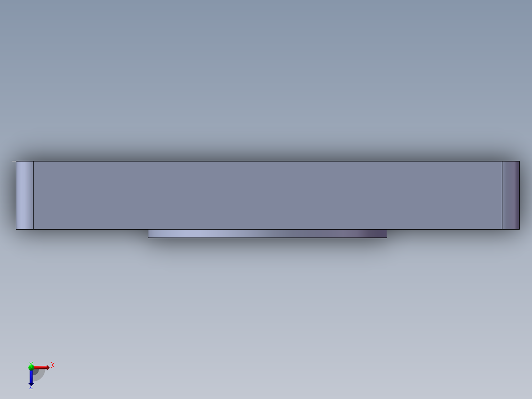 模组KK-60-F5 42步进电机板.SLDPRT俯视图