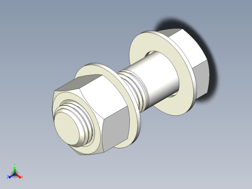螺栓和螺母-M27 X 3.0.rar