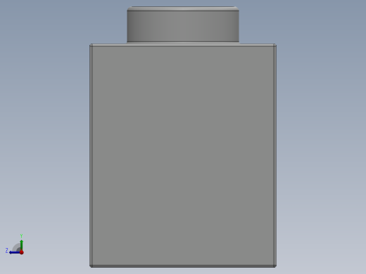 乐高机械组积木（横梁）-273001 White Technic Brick 1 x 10 with Holes右视缩略图