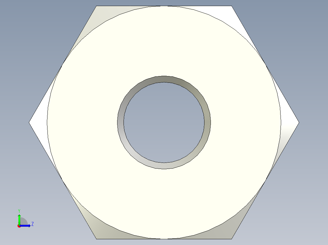 螺母-Nut_M20-100-50-30-30.stp左视图