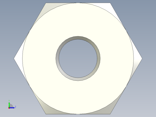 螺母-Nut_M20-100-50-30-30.stp左视缩略图