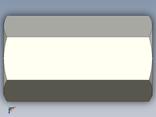 螺母-Nut_M20-100-50-30-30.stp俯视缩略图
