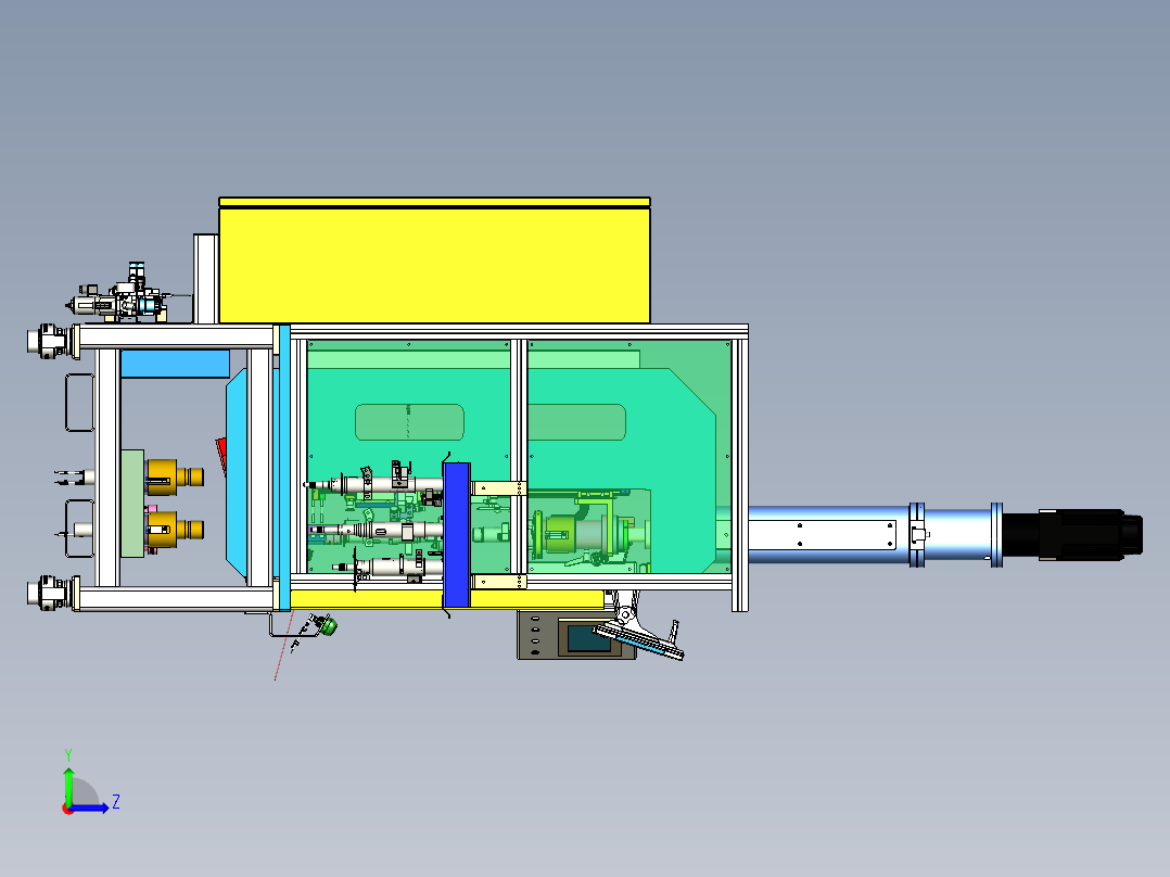 上下管柱压装左视图