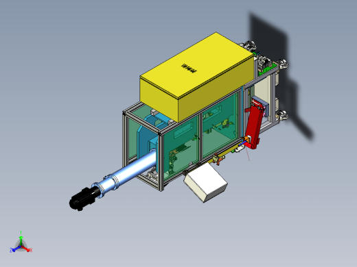 上下管柱压装正等轴测缩略图