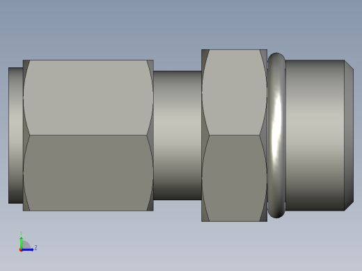 卡套式工业通用硬管接头8-10_f5bu-s左视缩略图