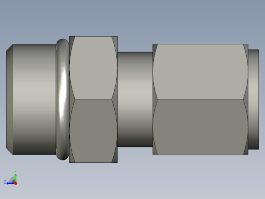 卡套式工业通用硬管接头8-10_f5bu-s右视缩略图
