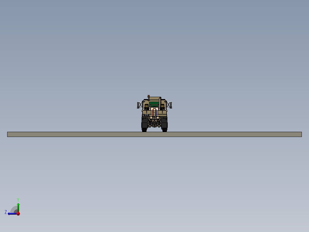 奥什科什大货车右视图