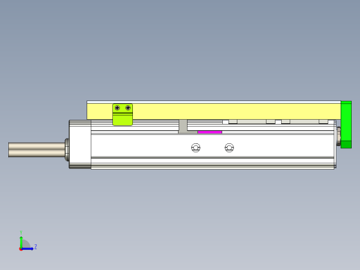 威洛博LES小滑台LES16-Lxx-S100-BR左视缩略图