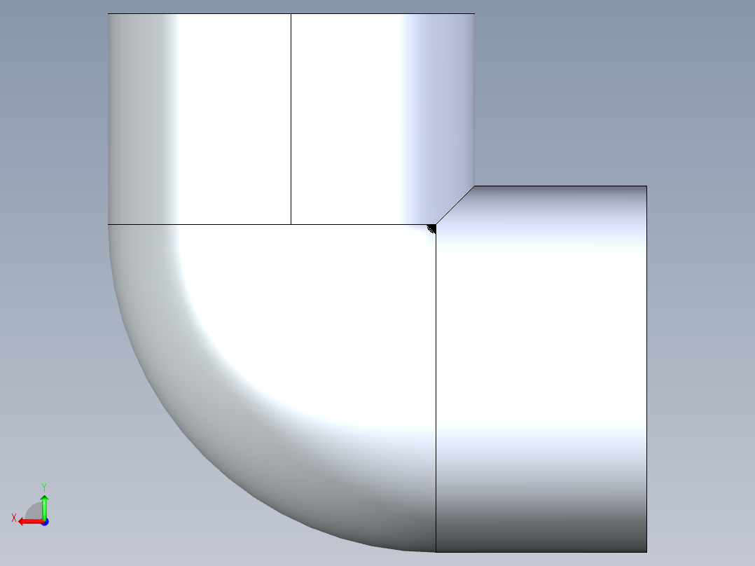 CPVC管件05-Sch80_90Elbow_SxS_9806-020 _2in后视图