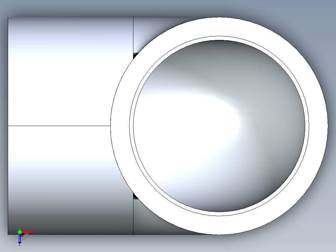 CPVC管件05-Sch80_90Elbow_SxS_9806-020 _2in俯视图