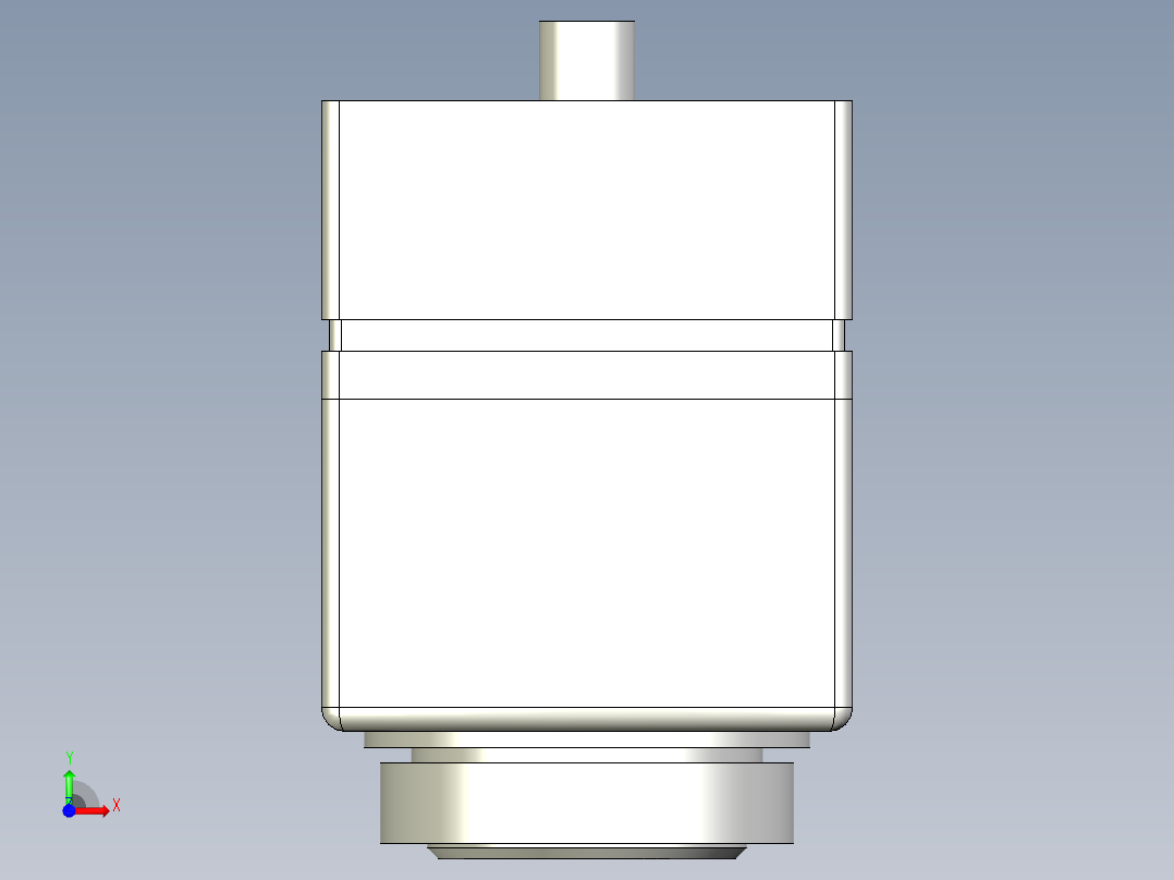 位置顯示器5563-3D多系列多零件图纸模型前视图