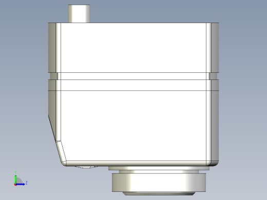位置顯示器5563-3D多系列多零件图纸模型左视缩略图