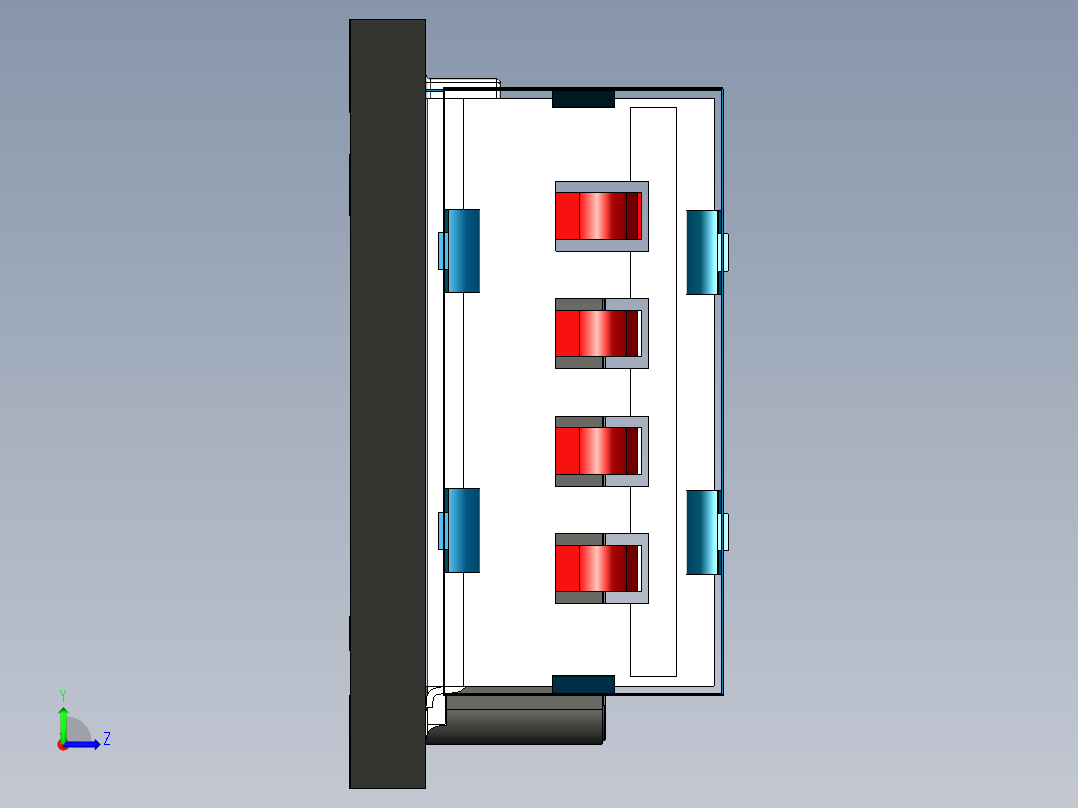 快速充电tps61088升压模块左视图