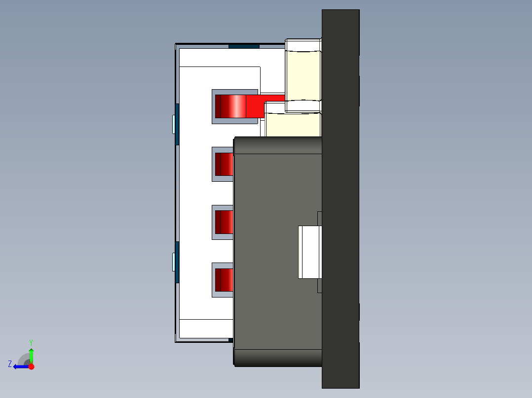 快速充电tps61088升压模块右视图