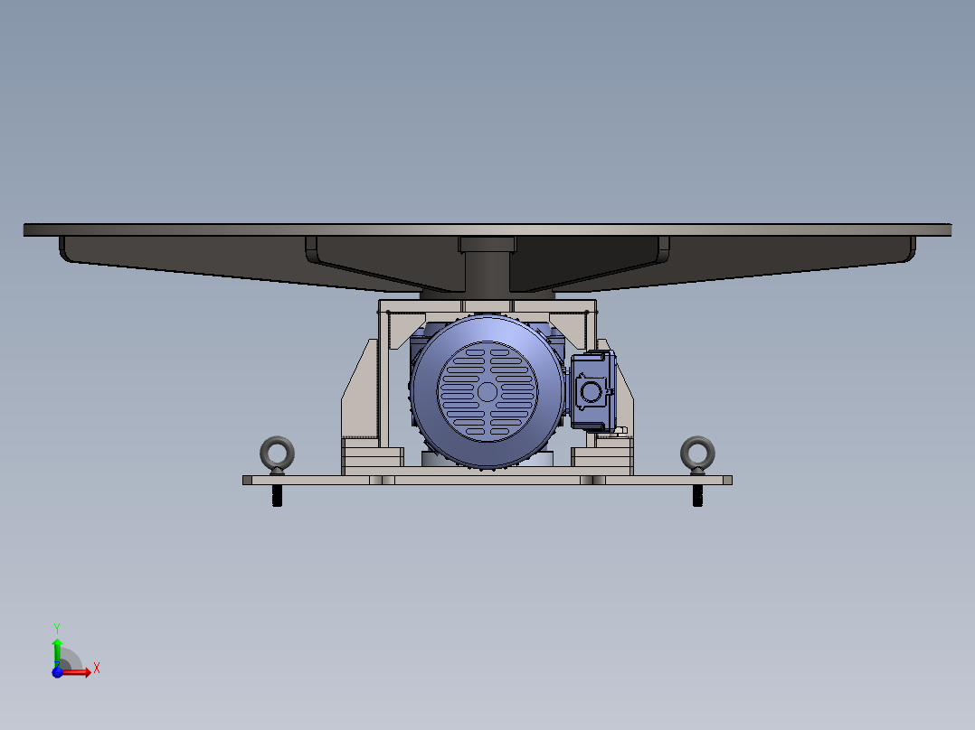 重型转盘前视图