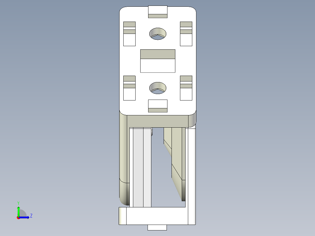 型材-BR 40X80 PIVOT JOINT KJN4080J左视图